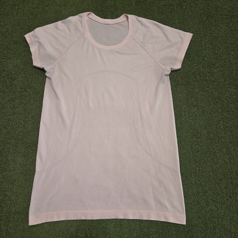 Lululemon Women Flush Misty Pink Swiftly Tech Short Sleeve Top
